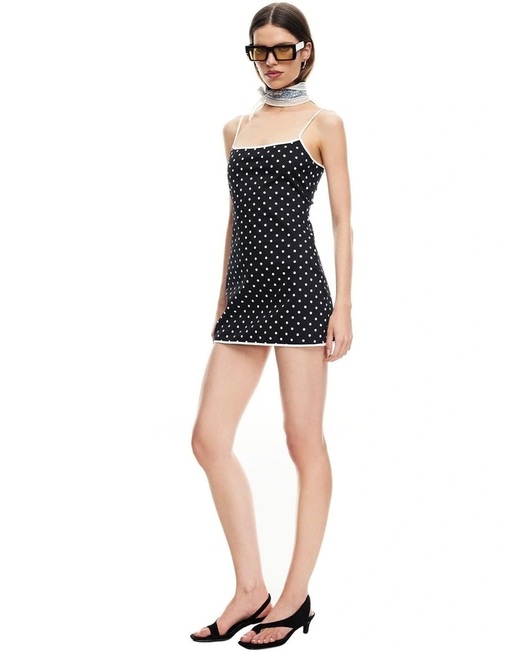Voyage Mini Dress in Black image 4