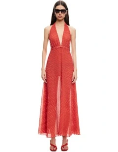 District Maxi Dress in Red
