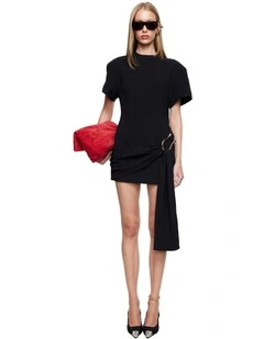 Martini Mini Dress in Black