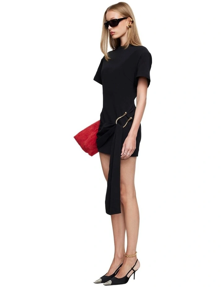 Martini Mini Dress in Black image 3