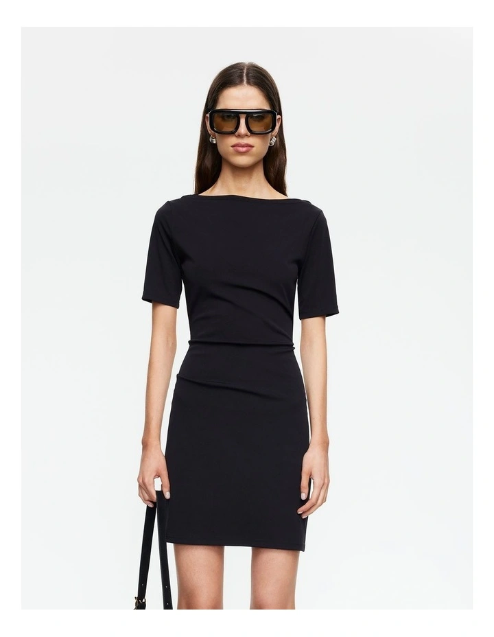 After Five Mini Dress in Black image 1