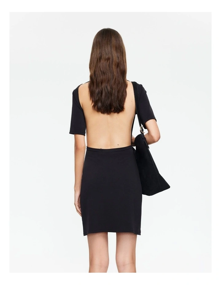 After Five Mini Dress in Black image 2