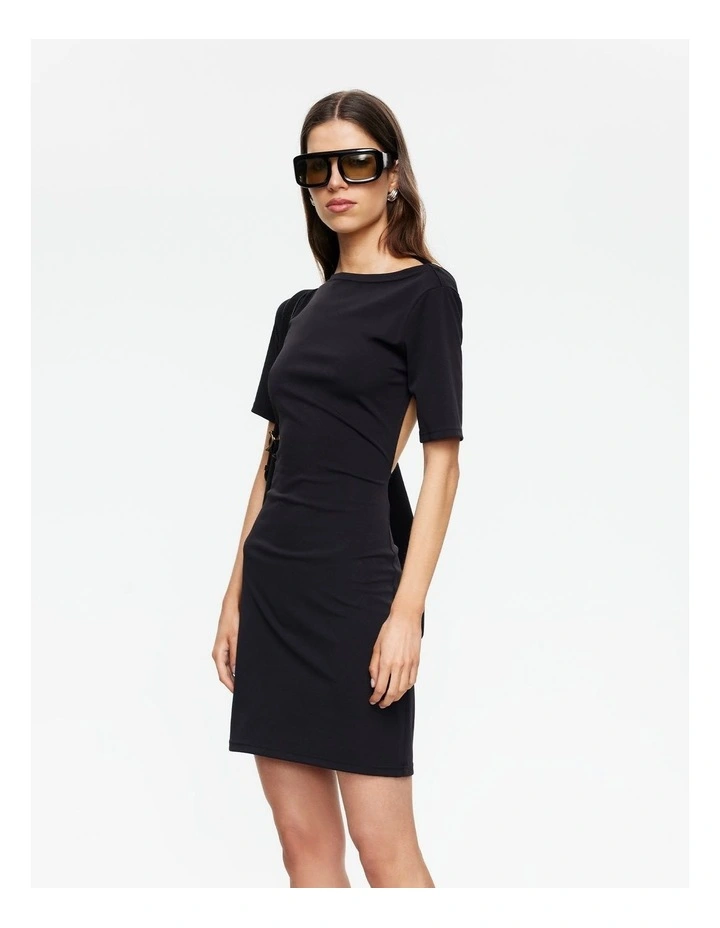 After Five Mini Dress in Black image 3