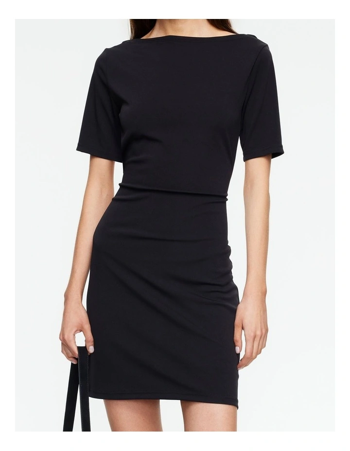 After Five Mini Dress in Black image 5