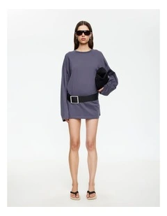 Bloom Mini Dress in Blue