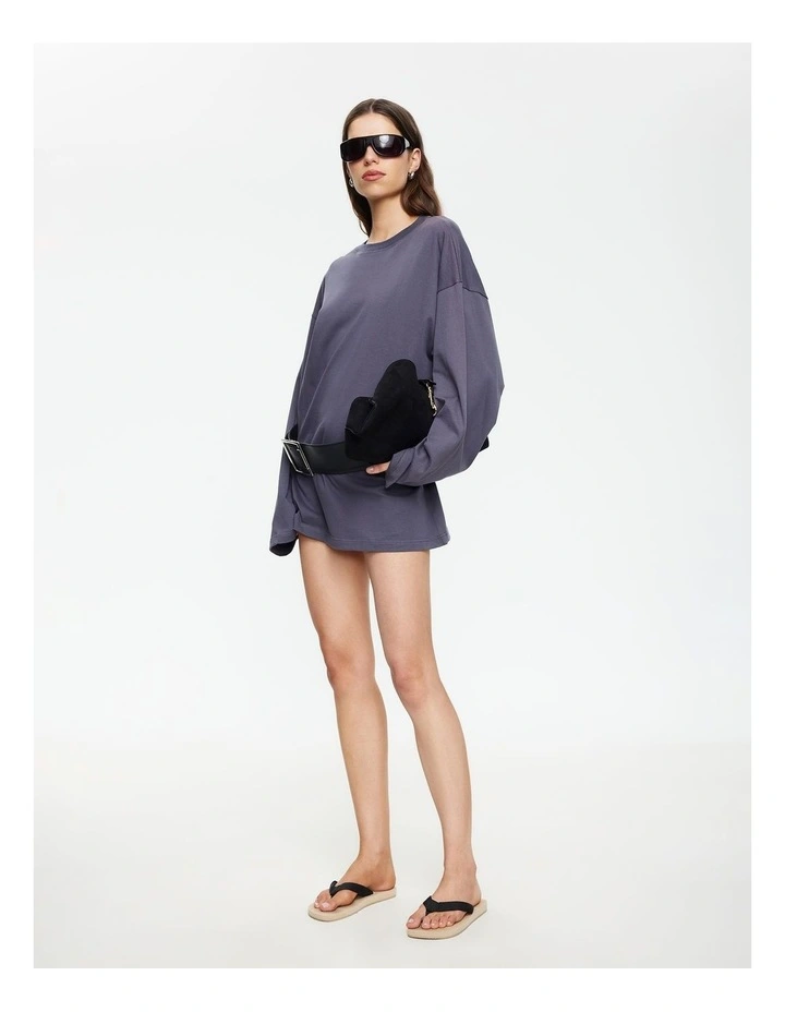 Bloom Mini Dress in Blue image 3