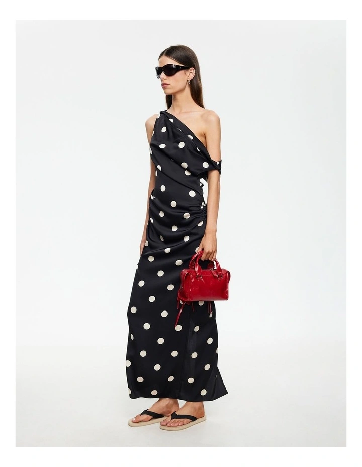 Sweetheart Maxi Dress in Black image 3