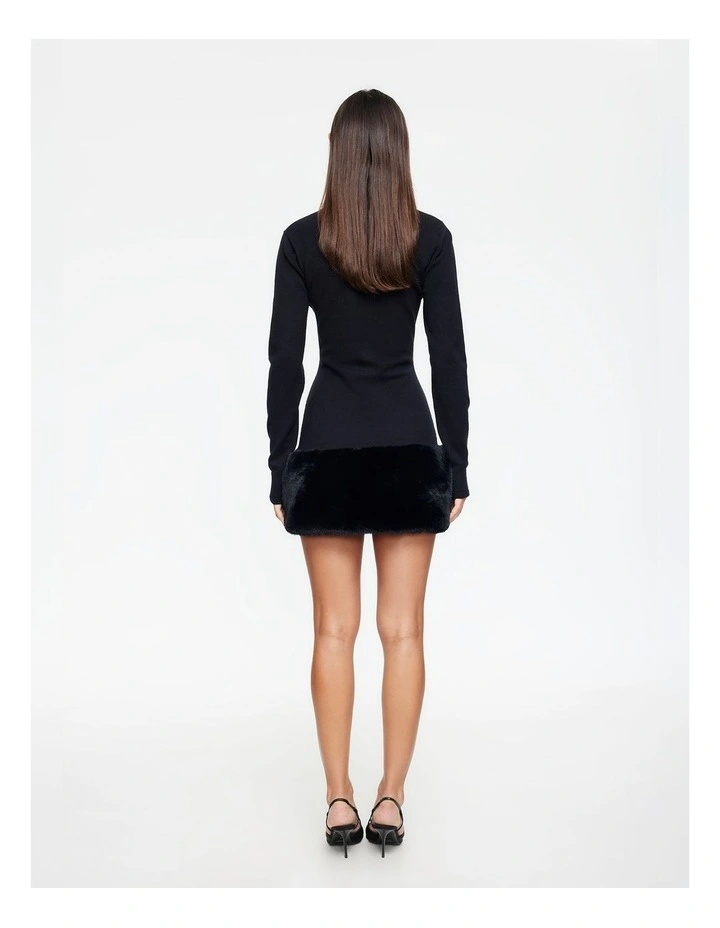 After Drk Mini Dress in Black image 2