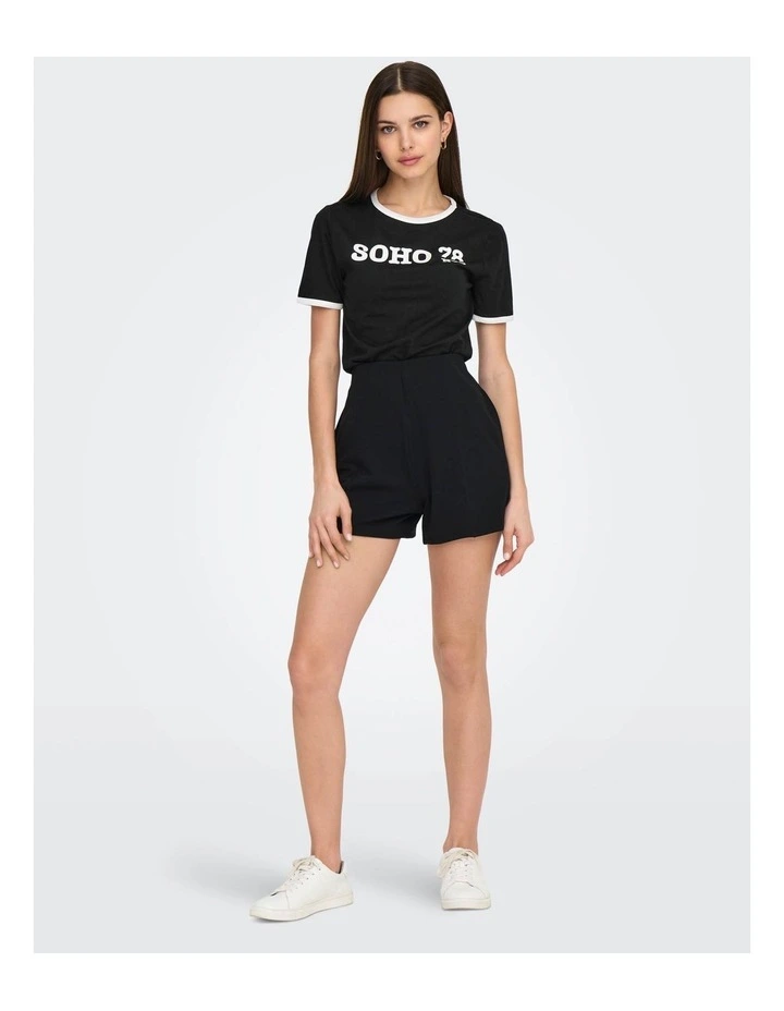 Nina Life Cropped Top in Black image 3