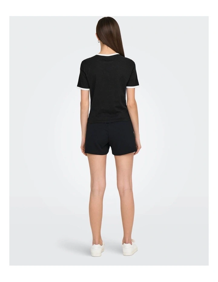Nina Life Cropped Top in Black image 4