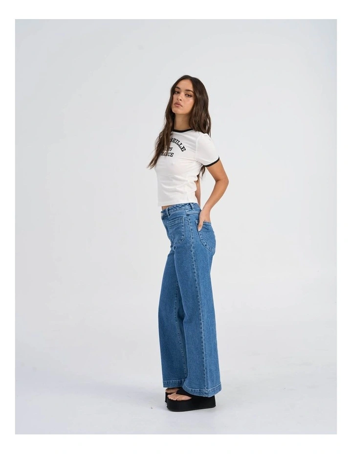 Nina Life Cropped Top in White image 4