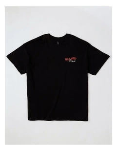Vivvi Life Printed T-shirt in Black