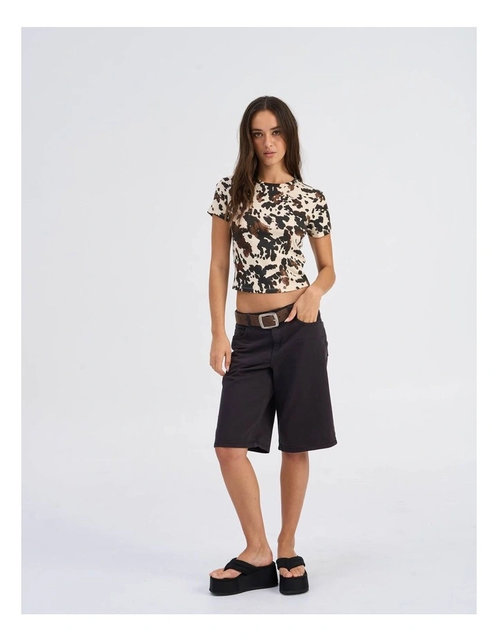 Elina Life Printed Cropped T-Shirt image 3