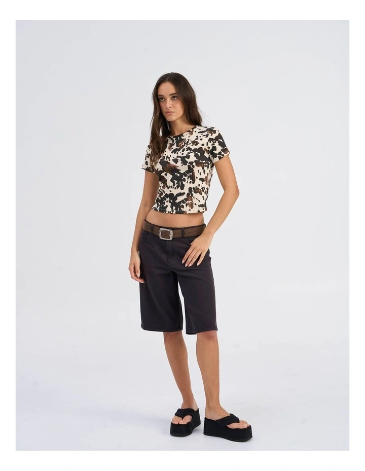 Elina Life Printed Cropped T-Shirt image 4