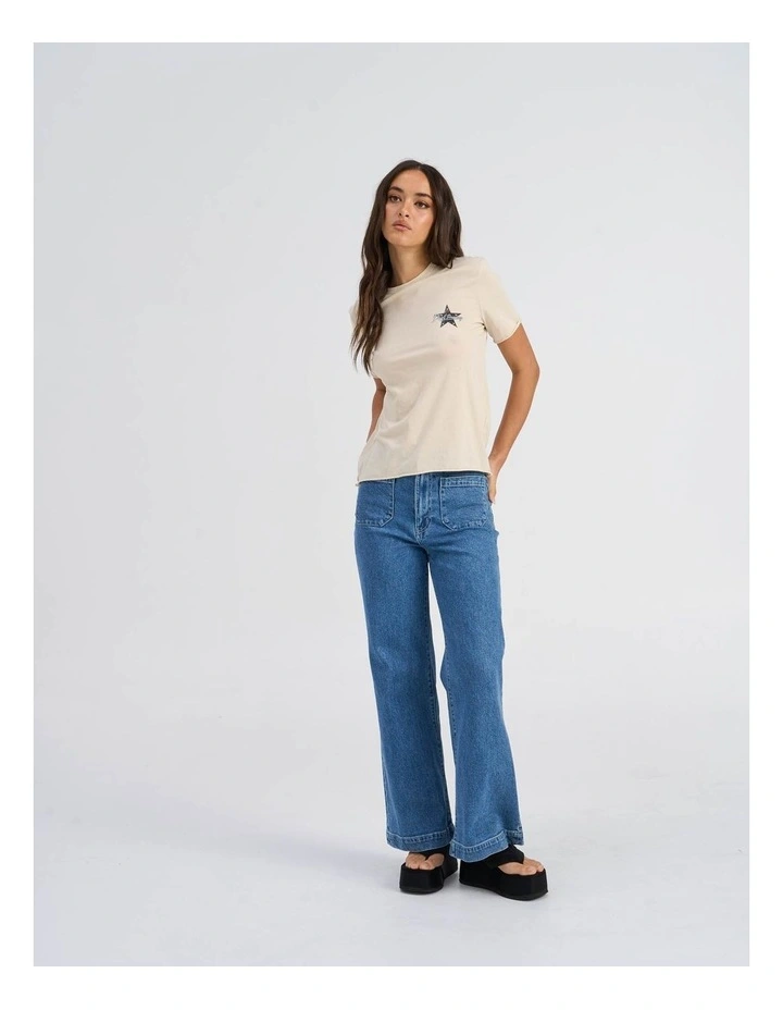 Lucy Life Printed T-Shirt in Oatmeal image 3