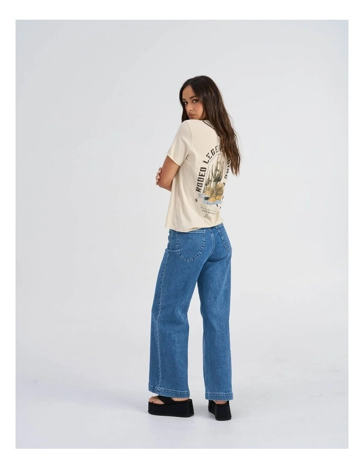 Lucy Life Printed T-Shirt in Oatmeal image 6