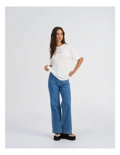 Vivvi Life Printed T-Shirt in White