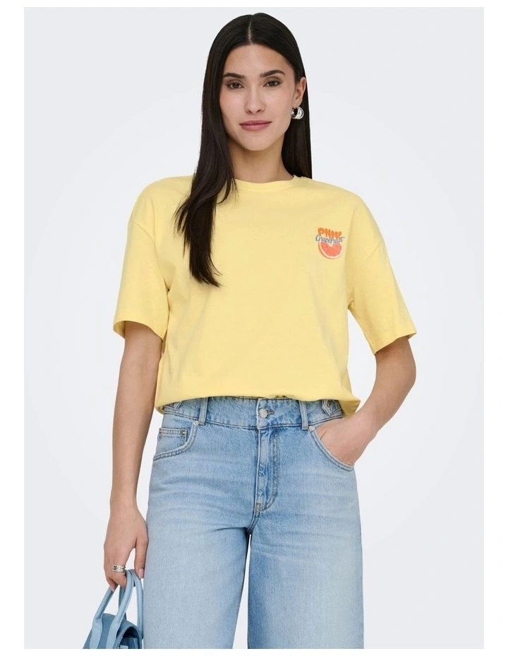 Bolette Life Printed T-Shirt in Pink image 1