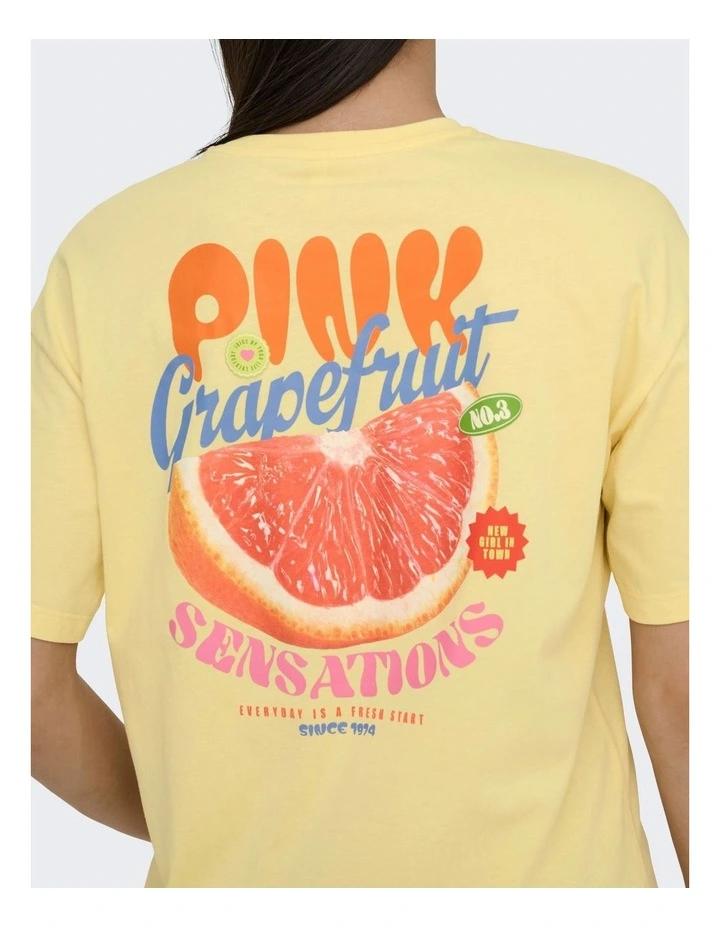 Bolette Life Printed T-Shirt in Pink image 2