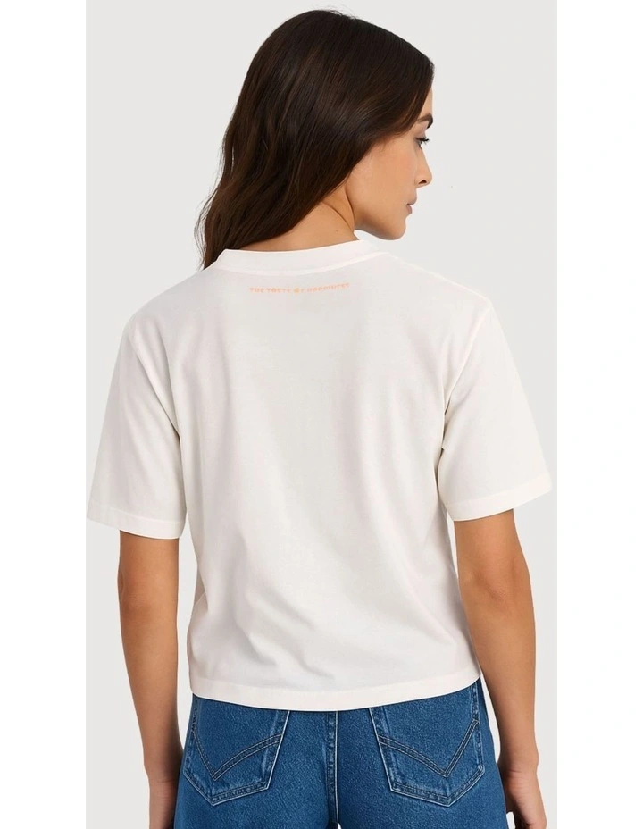 Bolette Life Printed T-Shirt in White image 2