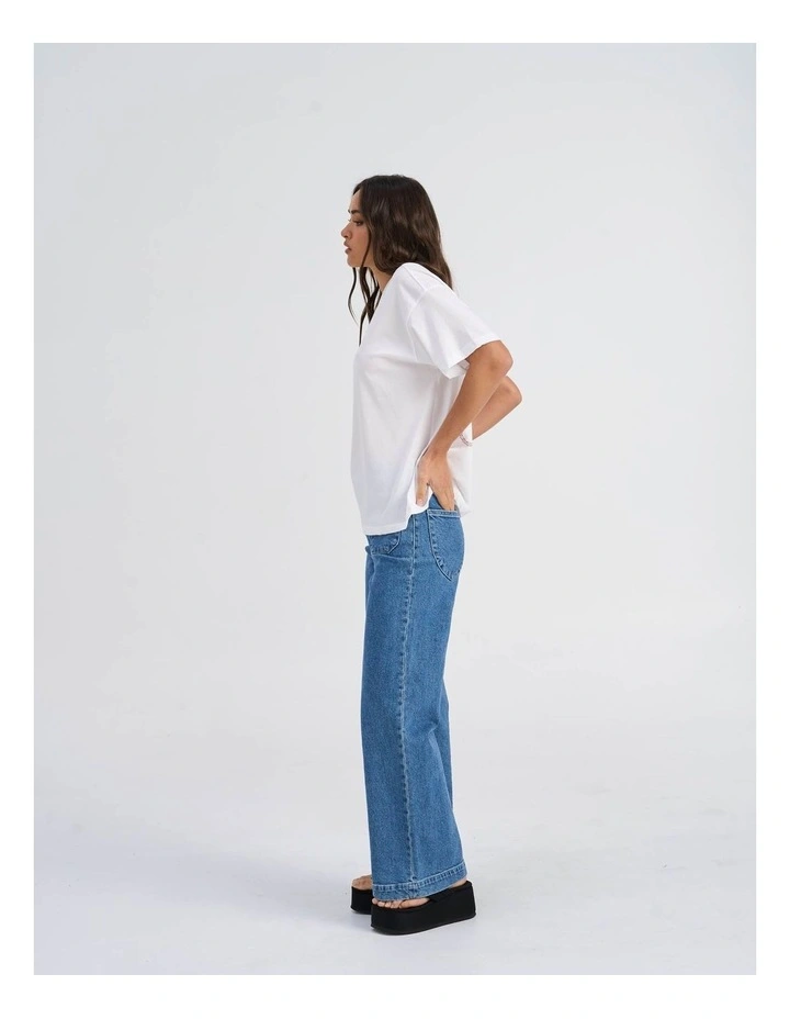 Vivvi Life Printed T-shirt in Bright White image 5