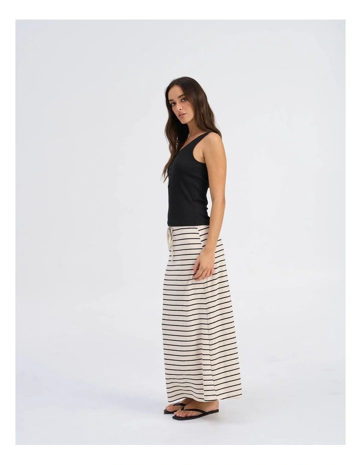 Simple Life Button Top in Black image 5