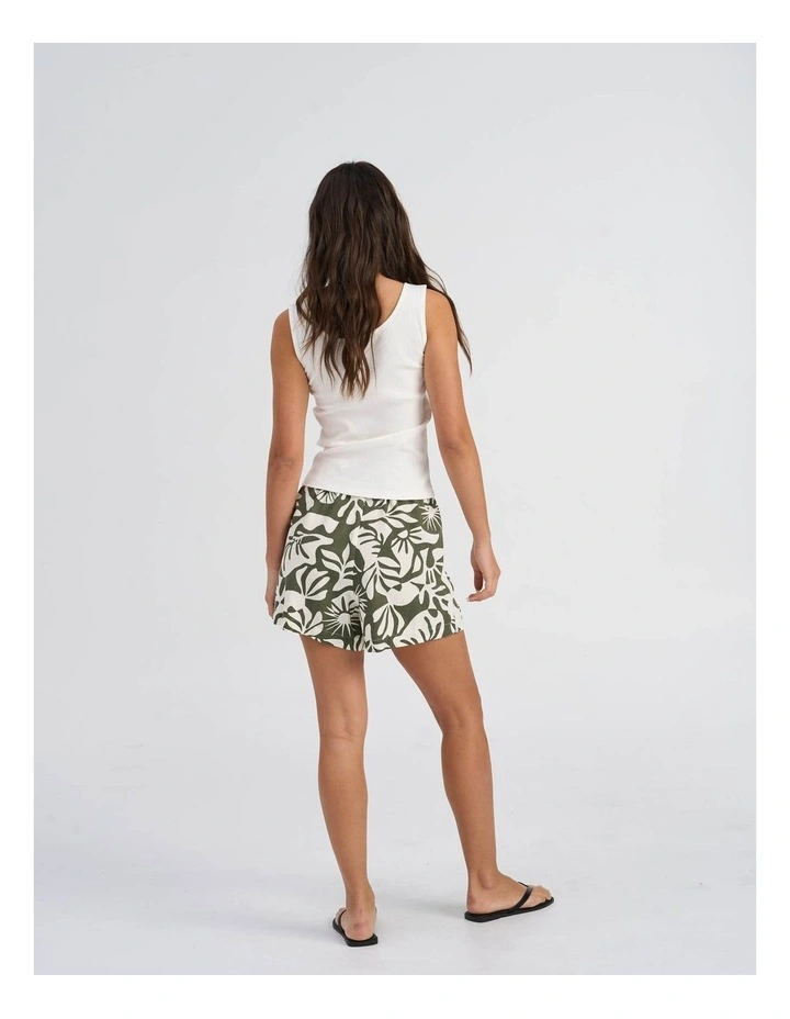 Simple Life Button Top in White image 6