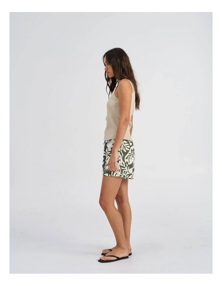 Simple Life Button Top in Grey image 5