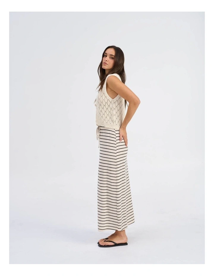 Chili Knitted Cardigan Top in Ecru image 4