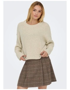 Mally Long Sleeve Knit in Stone