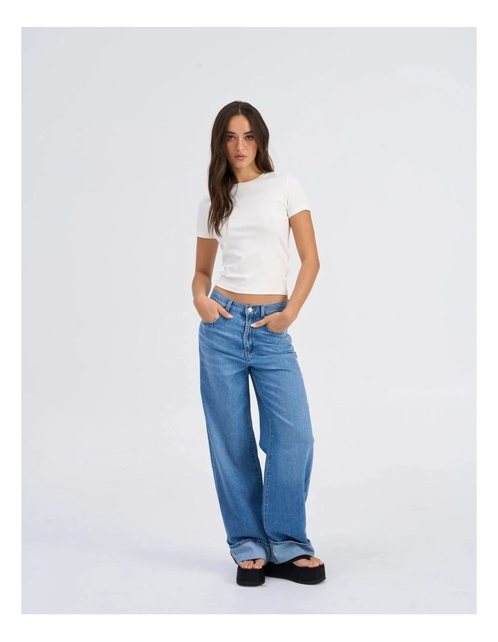 Hope Wide Fold Up Jeans image 2