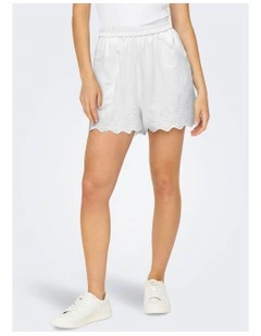 Lou Life Loose Shorts in White