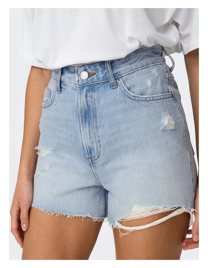 Gabi High Waisted Denim Shorts image 2