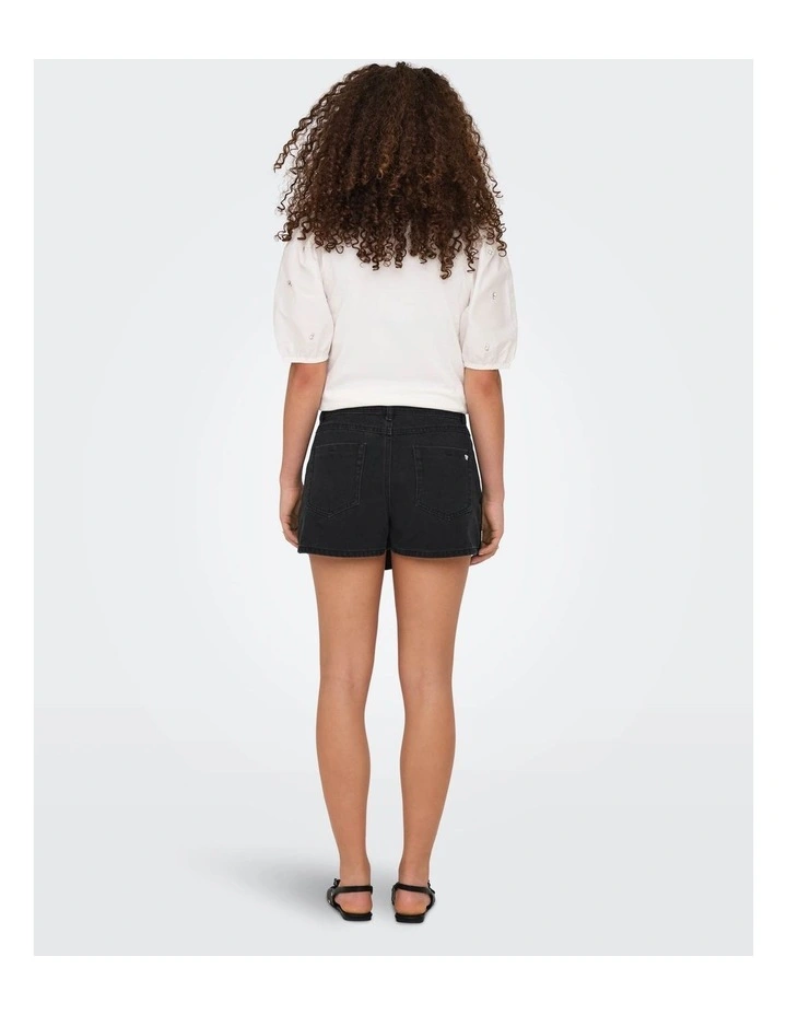 Lesly Mini Skort in Washed Black image 4