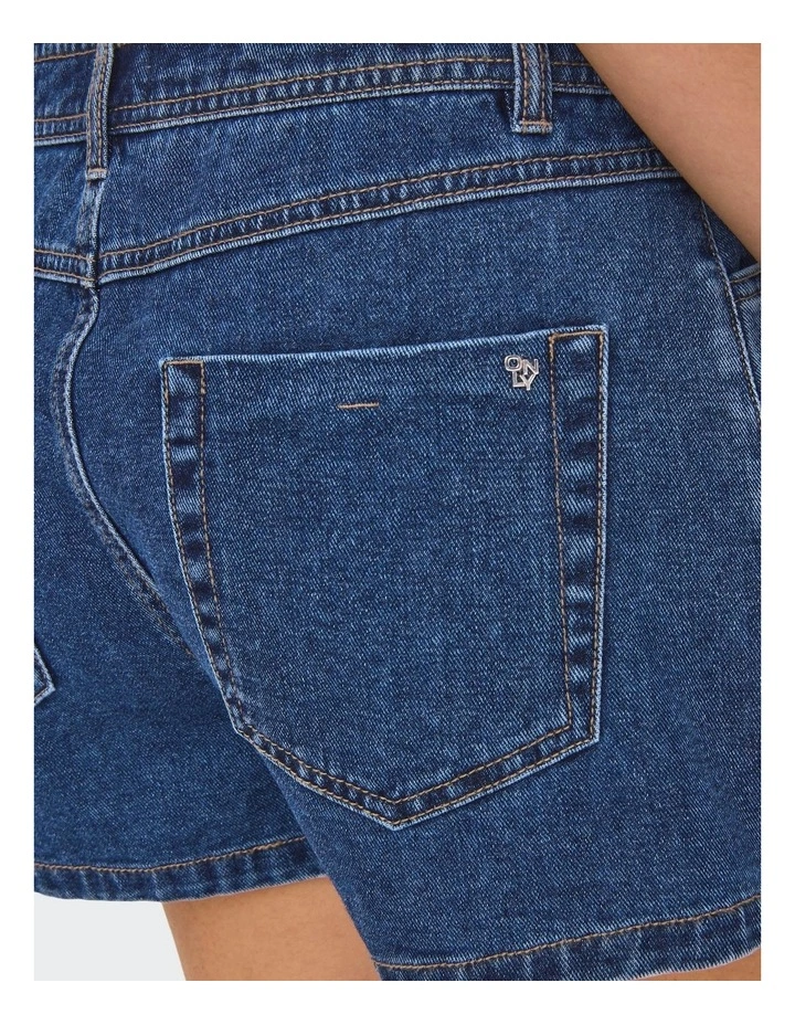 Lesly Mini Skort in Dark Blue Denim image 5