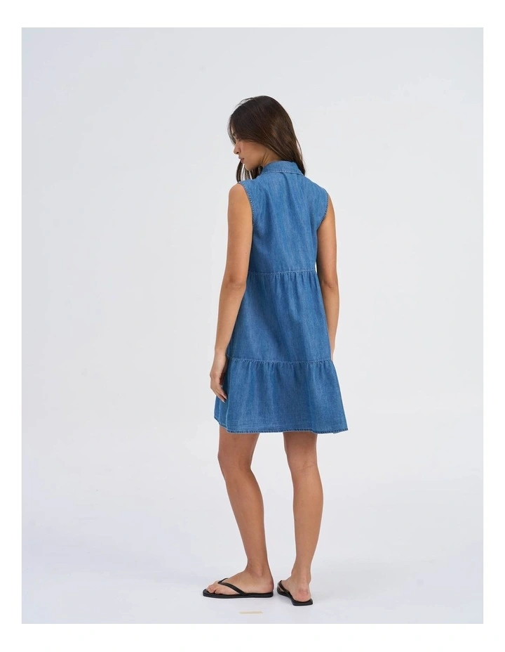 Bea Siesta Denim Buttoned Dress image 6