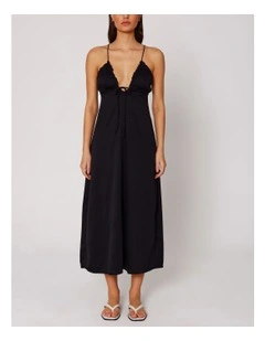 Jane Life Strap Maxi Dress in Black