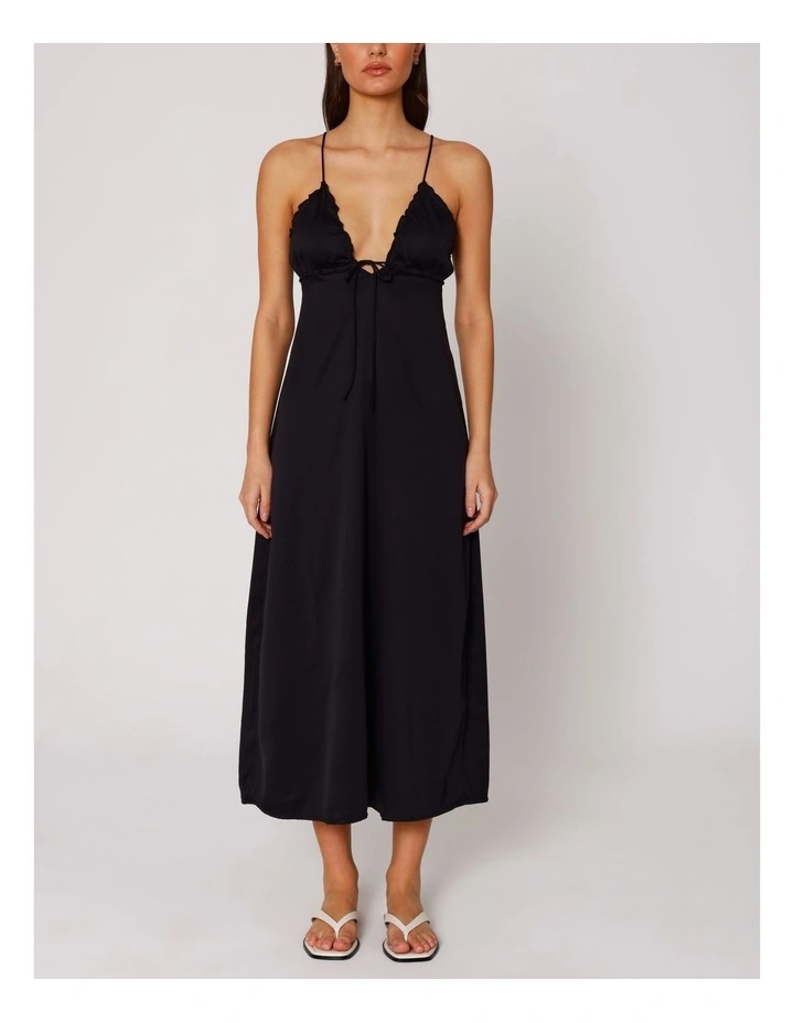 Jane Life Strap Maxi Dress in Black image 1