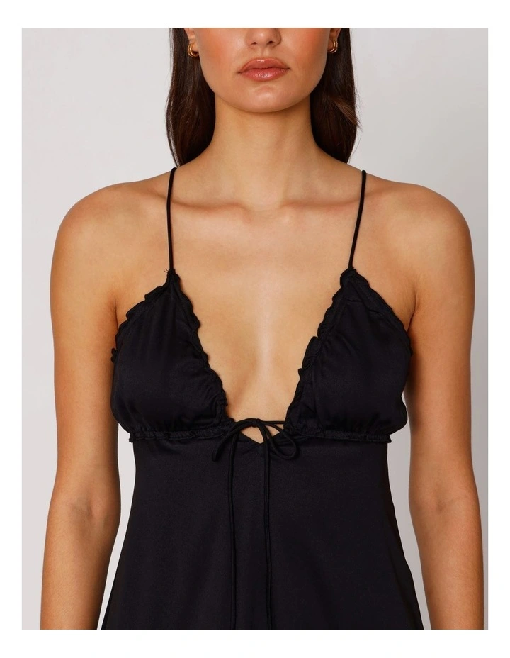 Jane Life Strap Maxi Dress in Black image 2