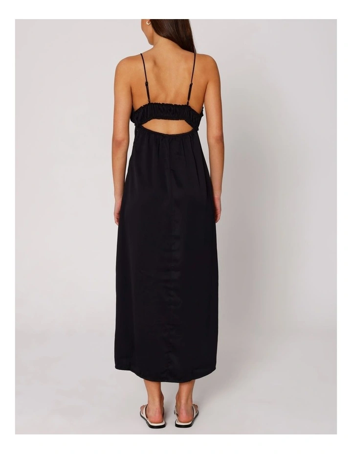 Jane Life Strap Maxi Dress in Black image 3