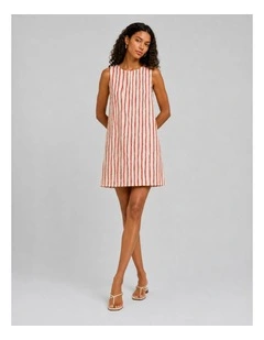 Callie Summer Mini Dress in White