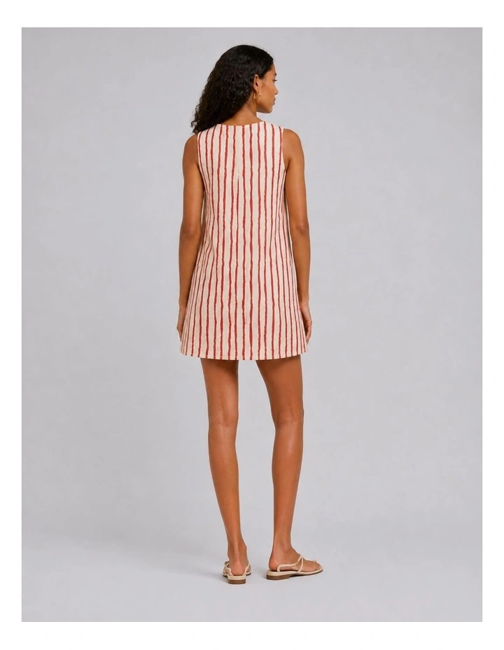 Callie Summer Mini Dress in White image 2