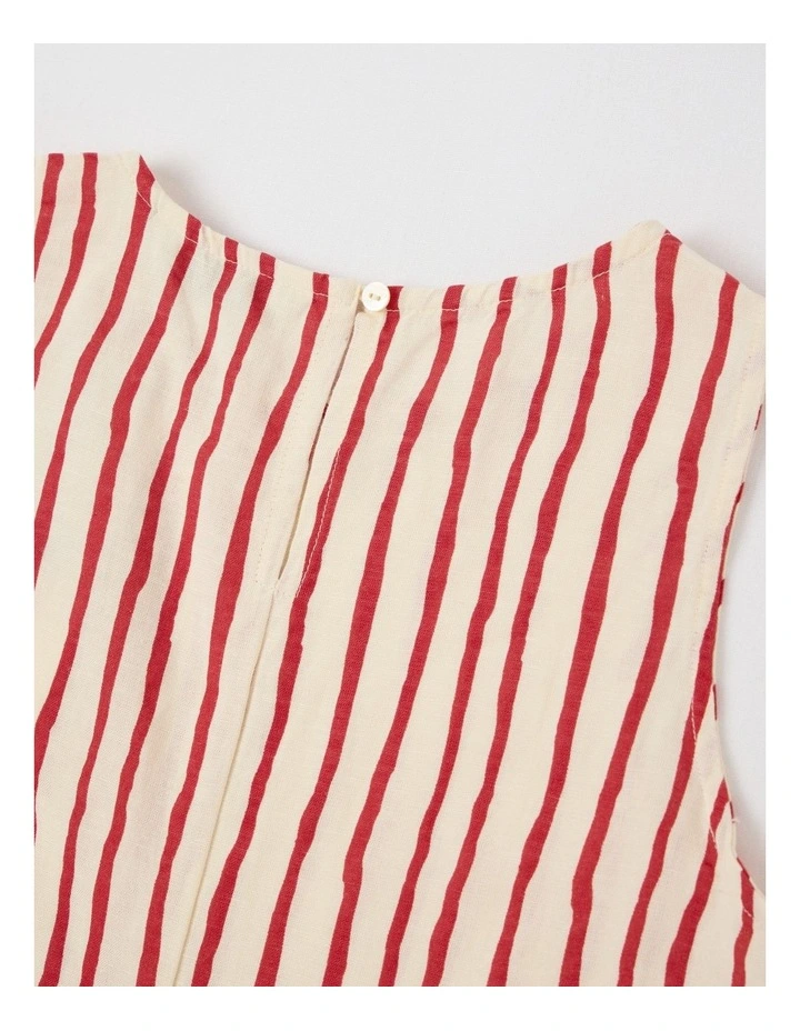 Callie Summer Mini Dress in White image 4