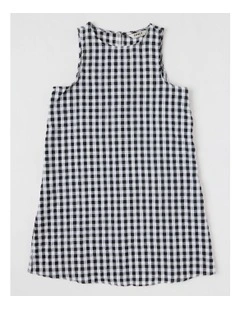 Callie Summer Mini Dress in Black