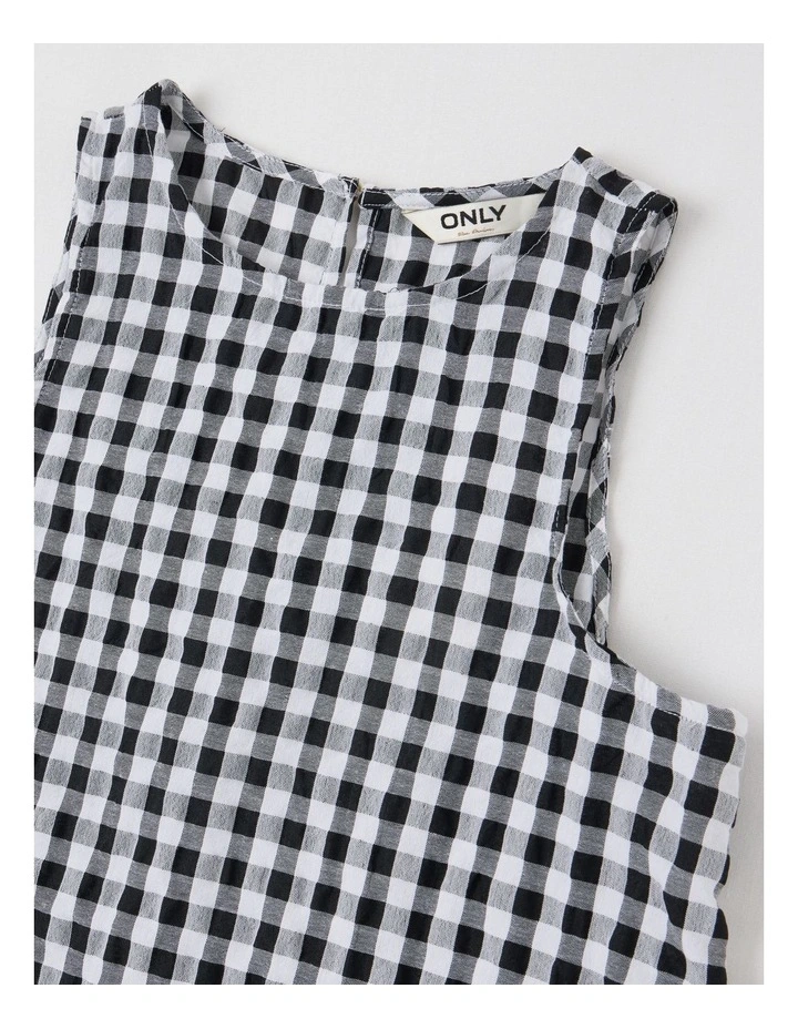 Callie Summer Mini Dress in Black image 2