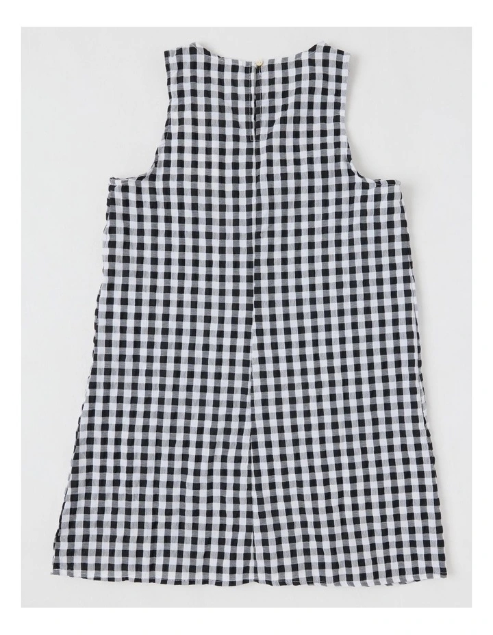 Callie Summer Mini Dress in Black image 3