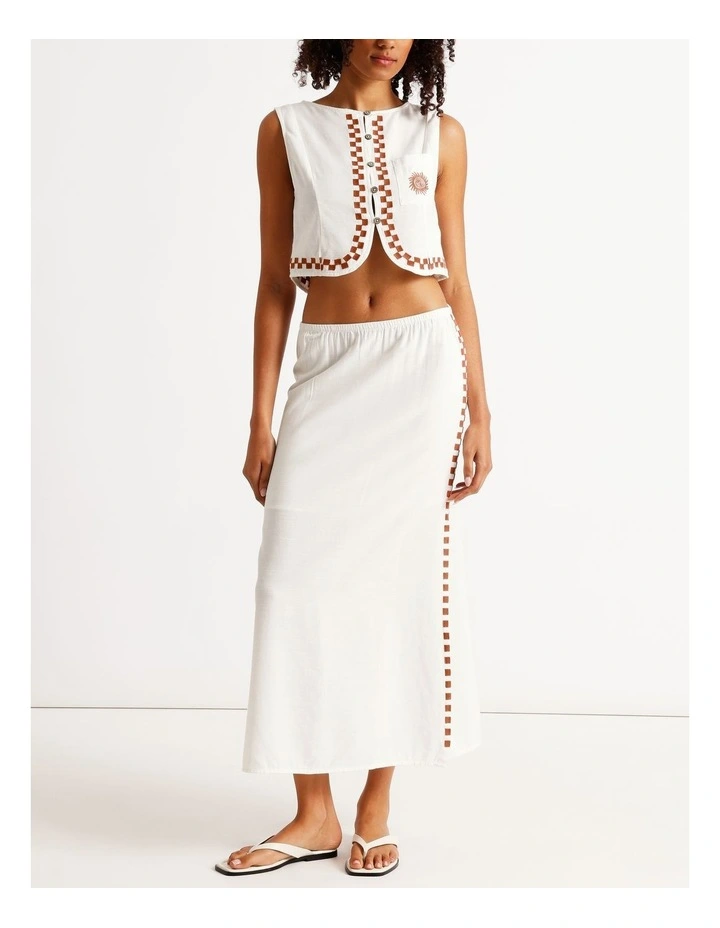 Secret Cove Top in White image 1