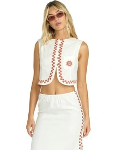 Secret Cove Top in White
