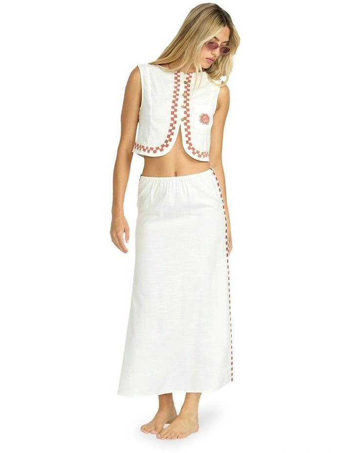 Secret Cove Top in White image 5