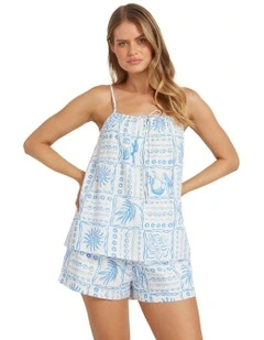 Sunrise Sands Cami Top in Salt Crystal